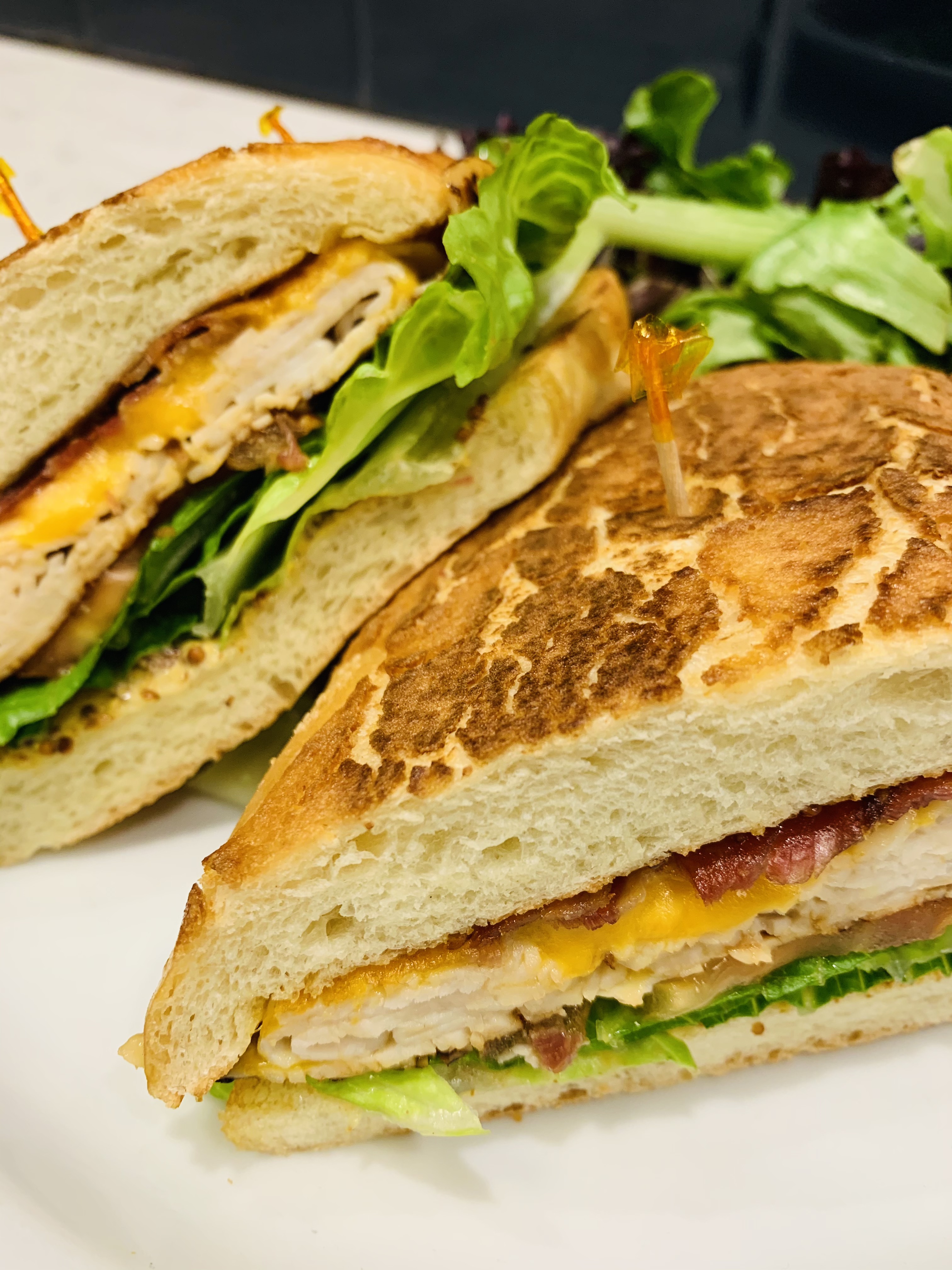 Order Tuscan Chicken Sandwich food online from High Xii Cafe store, Oakland on bringmethat.com