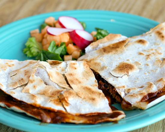 Order Chicken Mole Quesadilla food online from Papalote Mexican Grill store, SF on bringmethat.com