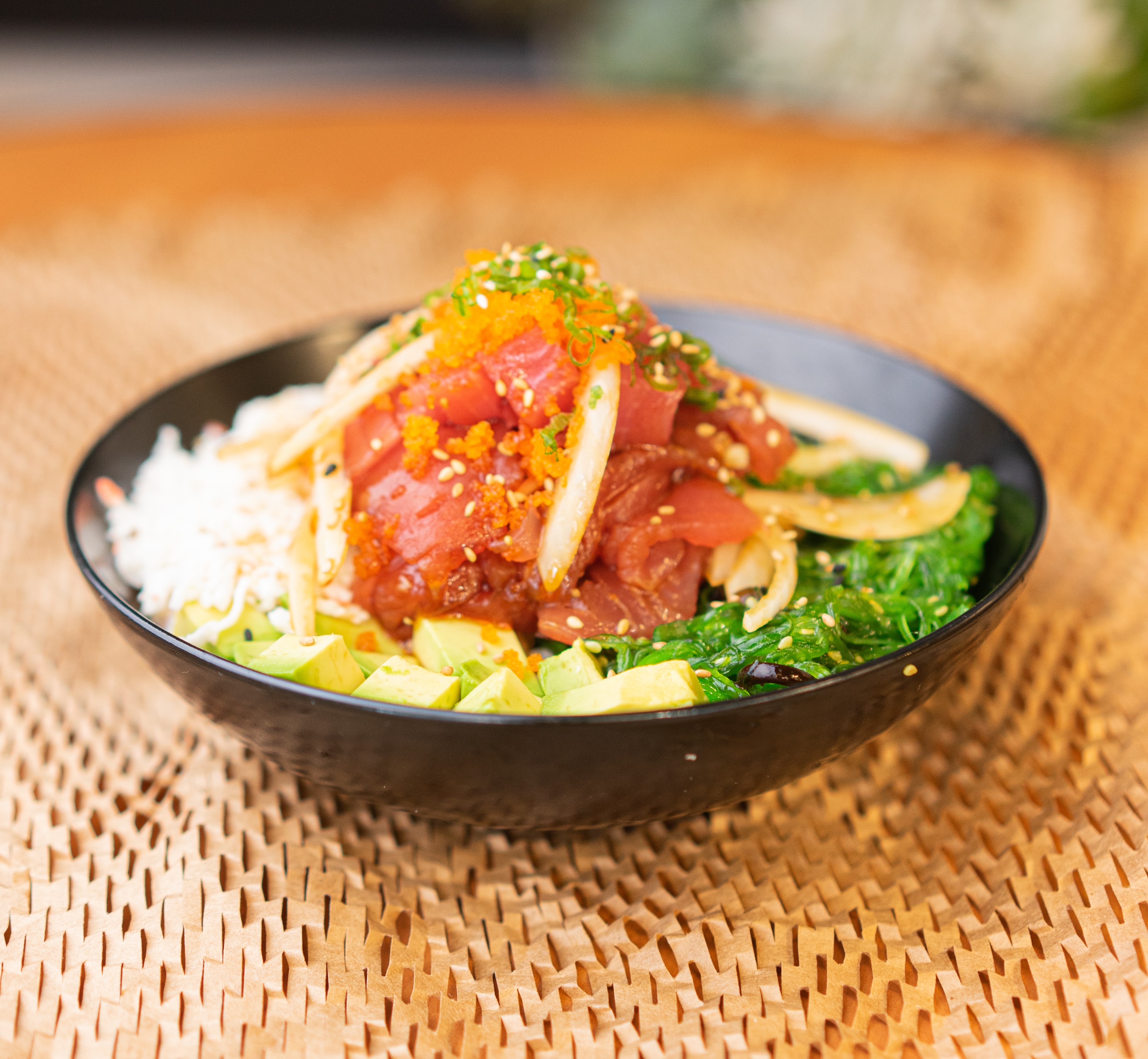 Order Tuna Poke Bowl food online from O Maki Rolls + Teriyaki store, Seattle on bringmethat.com