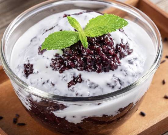 Order Black Sticky Rice with Sea Coconut food online from Shooting Star Cafe store, Oakland on bringmethat.com