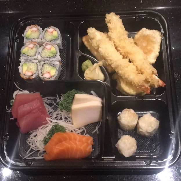 Order Sashimi Dinner Bento Box food online from Sakura store, State College on bringmethat.com