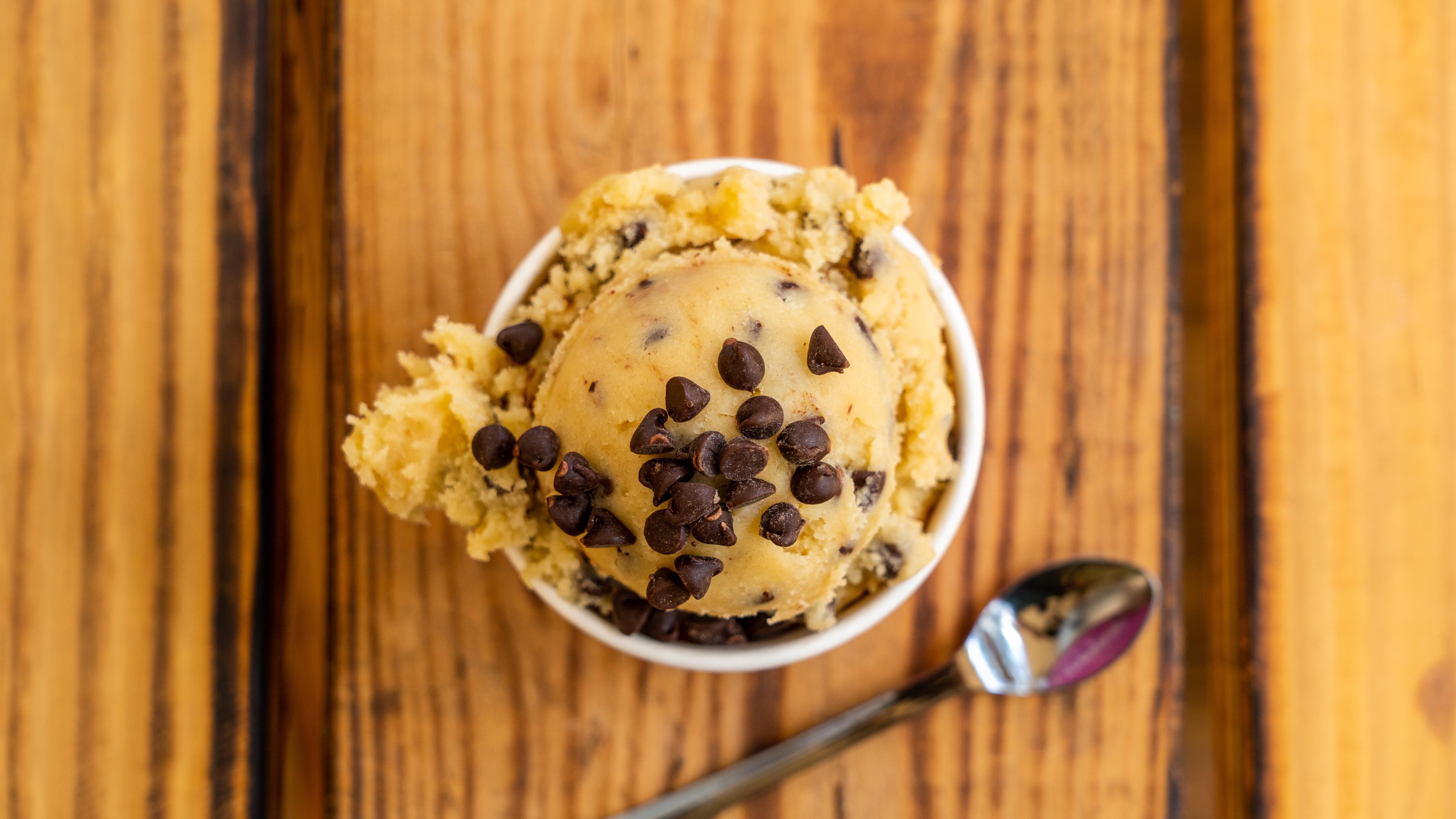 Order Chocolate Chip Full Pint food online from No Baked Cookie Dough store, Atlanta on bringmethat.com