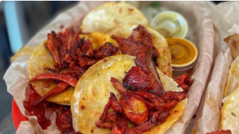 Order Trompo Tacos food online from Trompo Taqueria & Burgers store, Garland on bringmethat.com