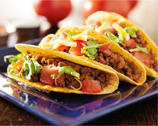 Order Ground Beef Hard Taco food online from The Mexican Taqueria store, Long Beach on bringmethat.com