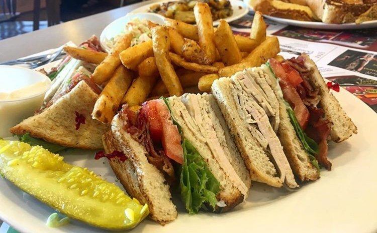 Order Turkey Club Sandwich food online from Chips Family Restaurant store, Southington on bringmethat.com