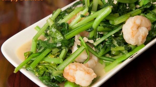 Order V9. Yu Choy with Shrimp Garlic Sauce food online from Secret Recipe Asian Bistro store, Plano on bringmethat.com
