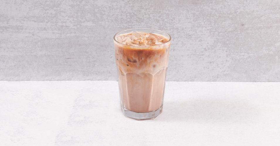 Order Iced Mocha (already pre made with whole milk) food online from La Creme Cafe store, Los Angeles on bringmethat.com