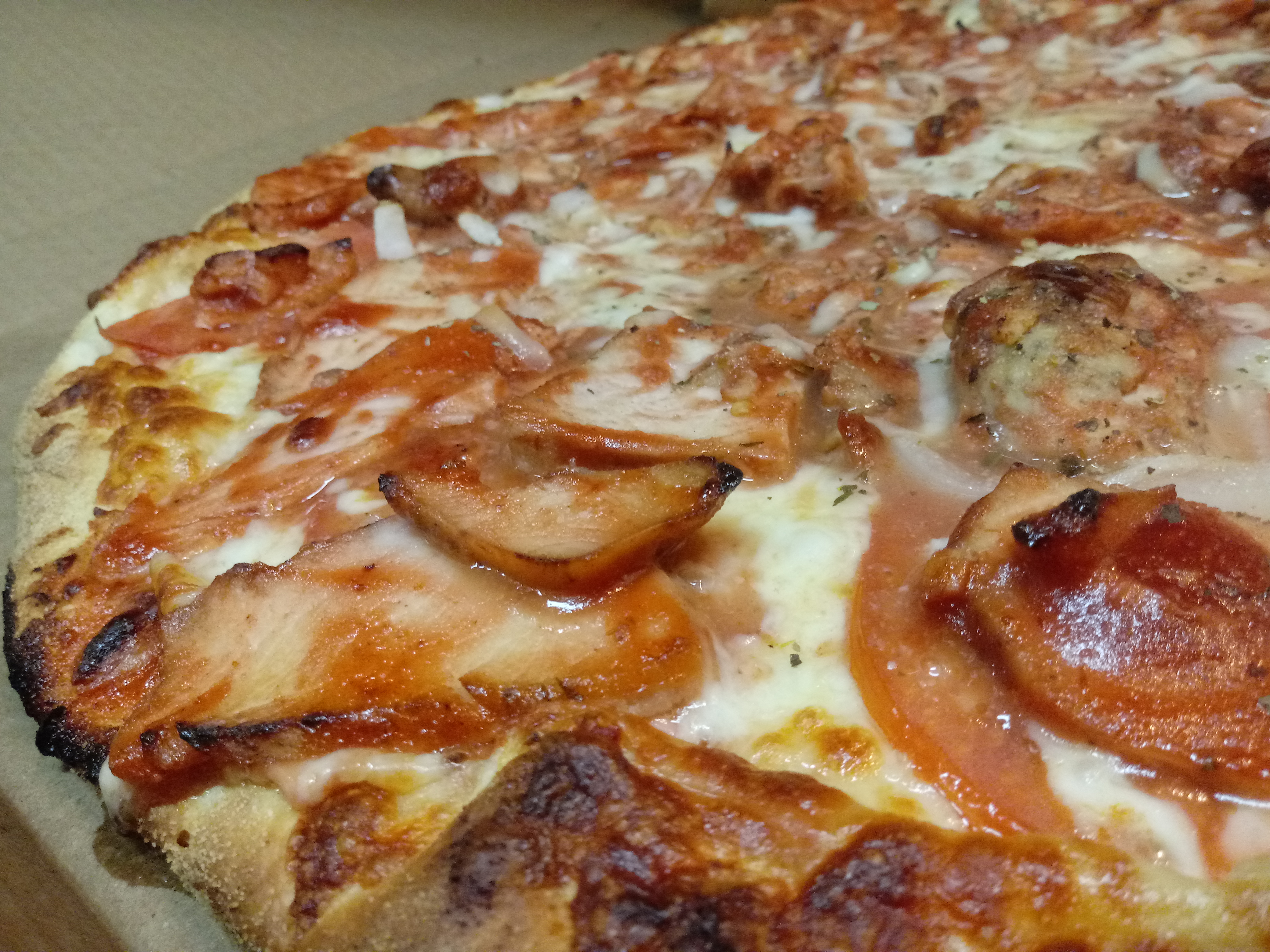 Order BBQ Chicken Specialty Pizza food online from Husky Pizza store, Coventry on bringmethat.com