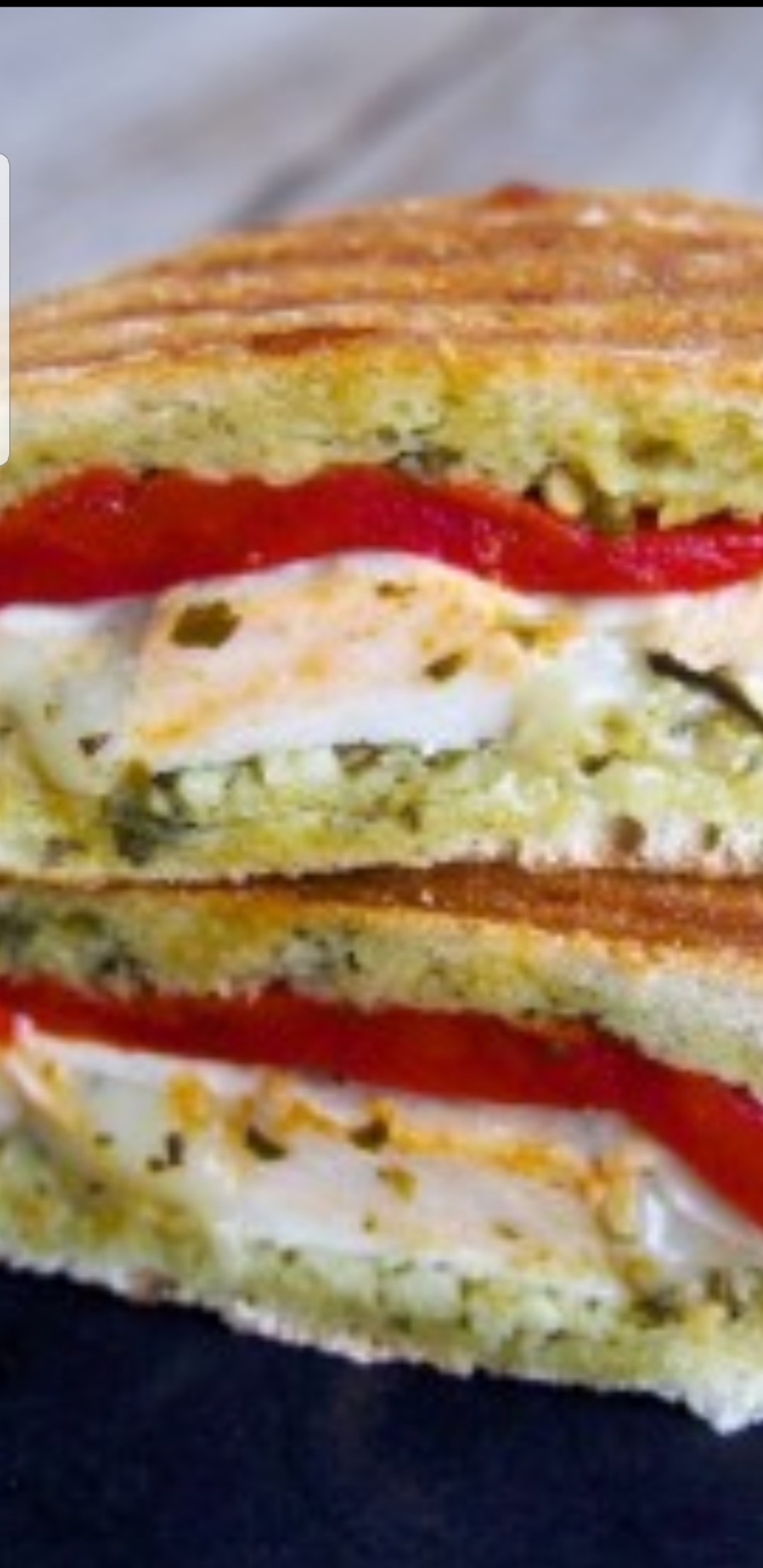 Order Homemade Pesto Chicken Combination Sandwich food online from Bedford gourmet food store, Brooklyn on bringmethat.com