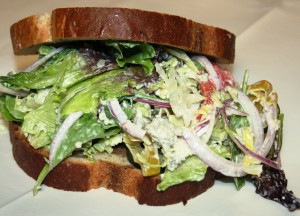 Order The Veg Sandwich food online from Sammis Sandwich At Norbs store, Alton on bringmethat.com