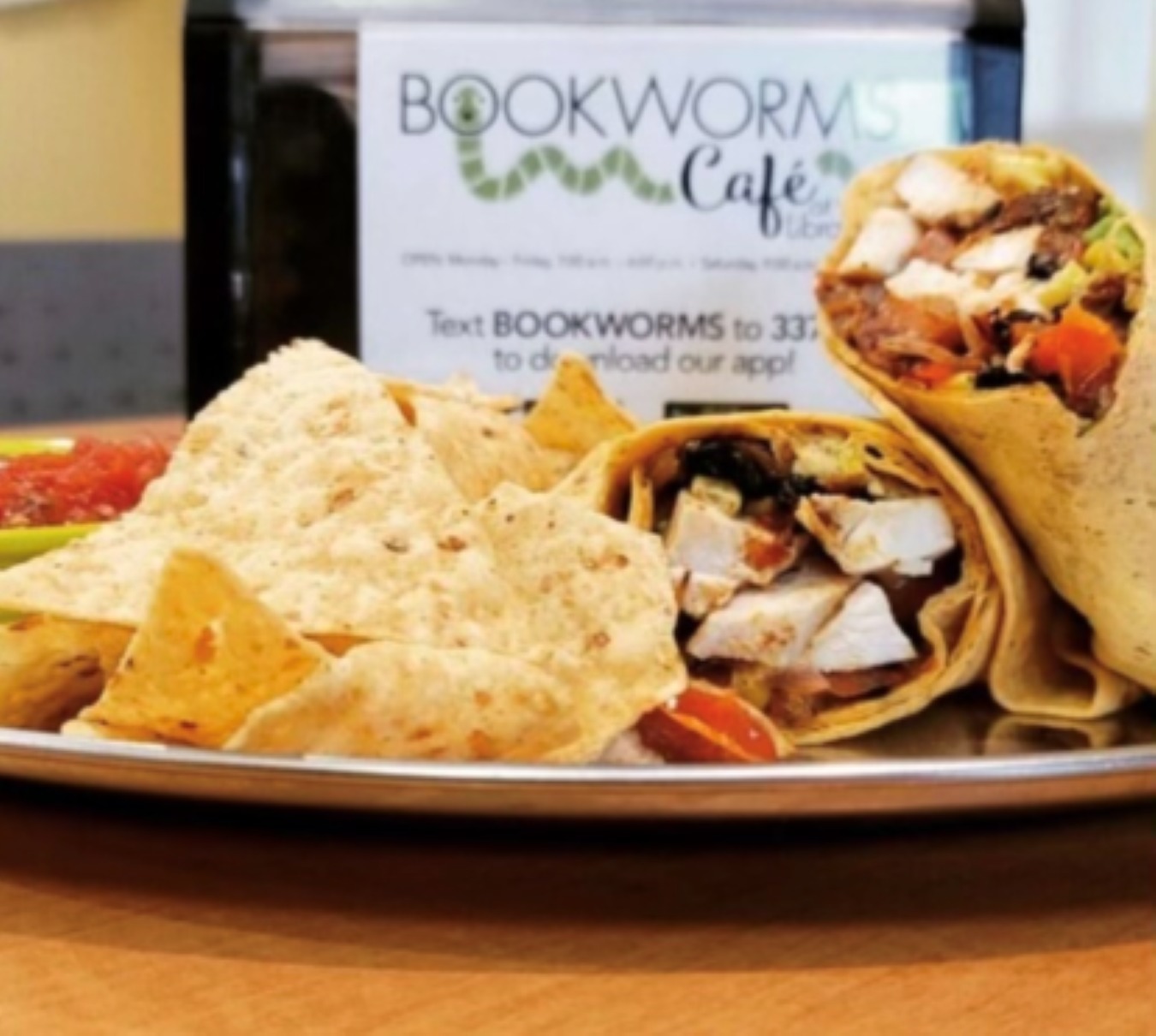 Order HALF J. Frank Dobie - Southwest Wrap food online from Bookworms Cafe store, Mountain Home on bringmethat.com