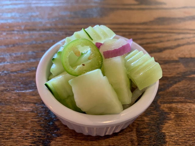 Order Cucumber Salad 8 oz food online from Narai Thai Cuisine store, Downey on bringmethat.com