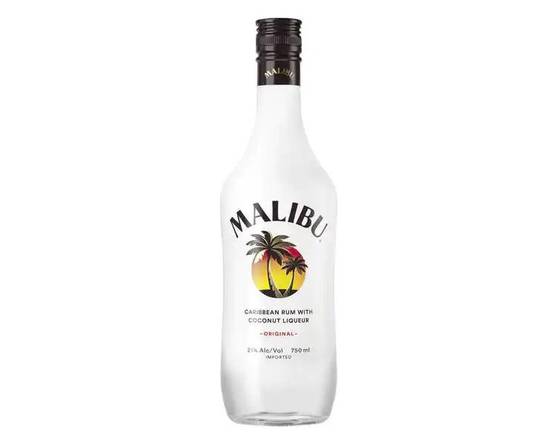 Order Malibu, 750mL rum (21.0% ABV) food online from Tenderloin Liquor store, San Francisco on bringmethat.com