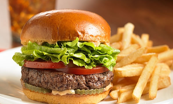 Order Angus Cheese Burger food online from The Suite Bar & Grill store, Columbus on bringmethat.com
