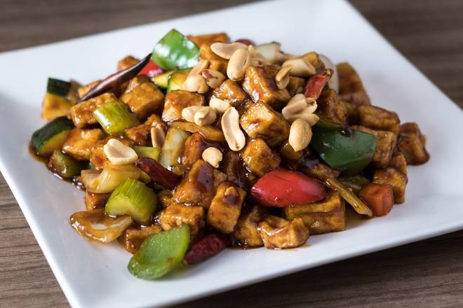 Order Kung Pao Tofu food online from "Golden Dragon Chinese Restaurant " store, Elk Grove on bringmethat.com
