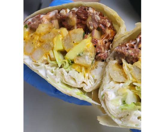 Order Supreme Layer Burrito food online from Que Chilero store, Houston on bringmethat.com
