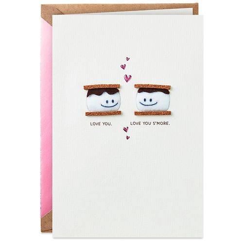 Order Hallmark Signature Romantic Valentine's Day Card or Everyday Love Card (S'mores) S8 - 1.0 ea food online from Walgreens store, LINCOLNTON on bringmethat.com