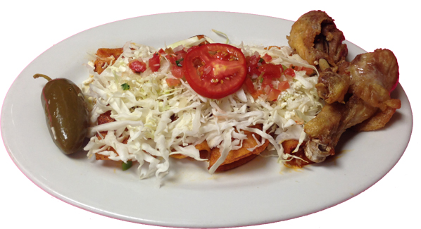Order Enchiladas Michoacanas Plate food online from 7 Mares Seafood store, San Juan on bringmethat.com