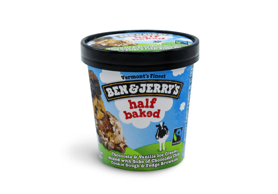 Order Ben and Jerry's Half Baked 2 Twist Pint food online from Wawa store, Hatboro on bringmethat.com