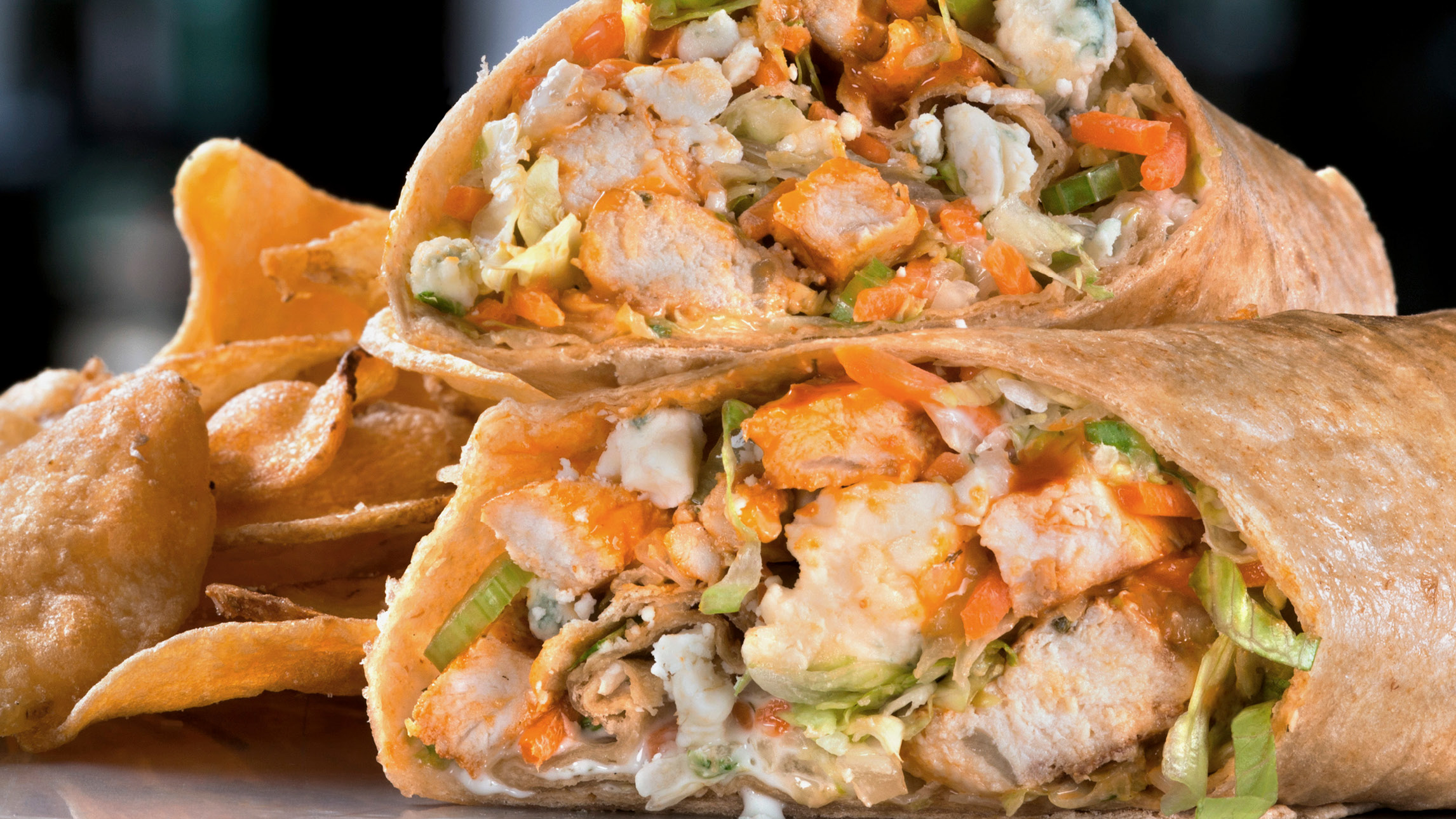 Order Buffalo Chicken Wrap food online from Yolk (South Loop) store, Chicago on bringmethat.com