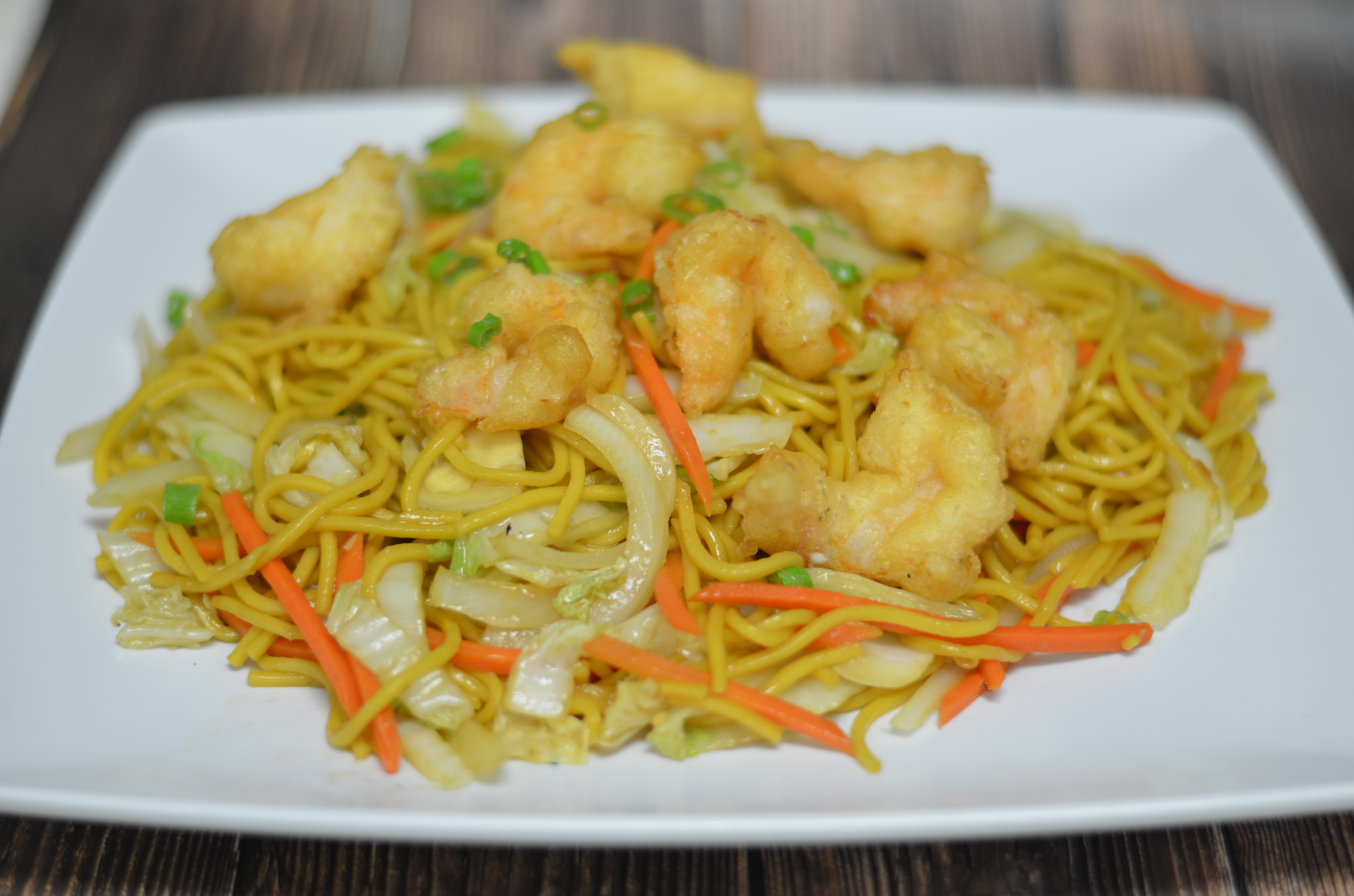 Order Shrimp Lo Mein food online from Yumi Cafe store, Richmond on bringmethat.com