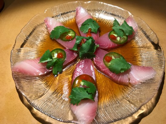 Order Yellowtail Jalapeno Appetizer food online from Nikko store, Tarrytown on bringmethat.com