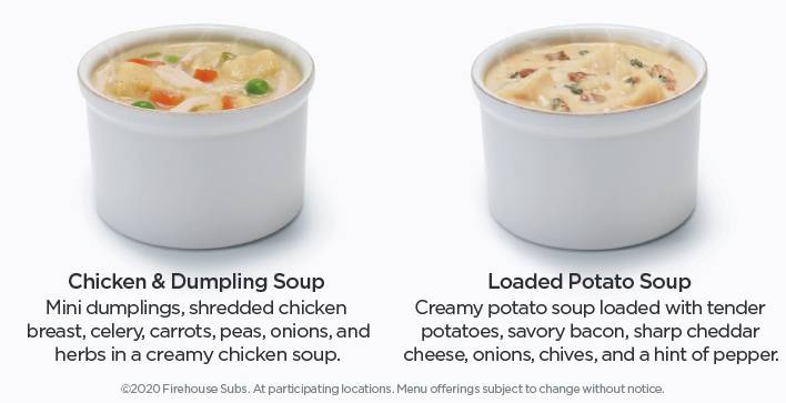 Order Soups food online from Firehouse Subs store, High Point on bringmethat.com
