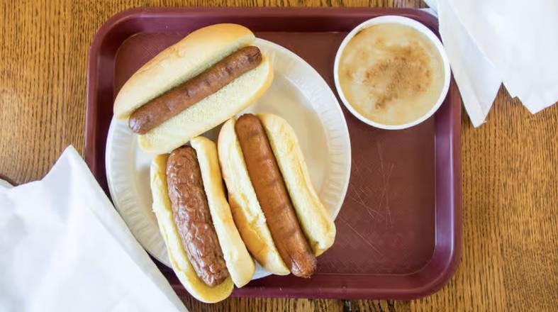 Order Hot Beef Sausage Sandwich food online from Youngs BBQ store, Middletown on bringmethat.com