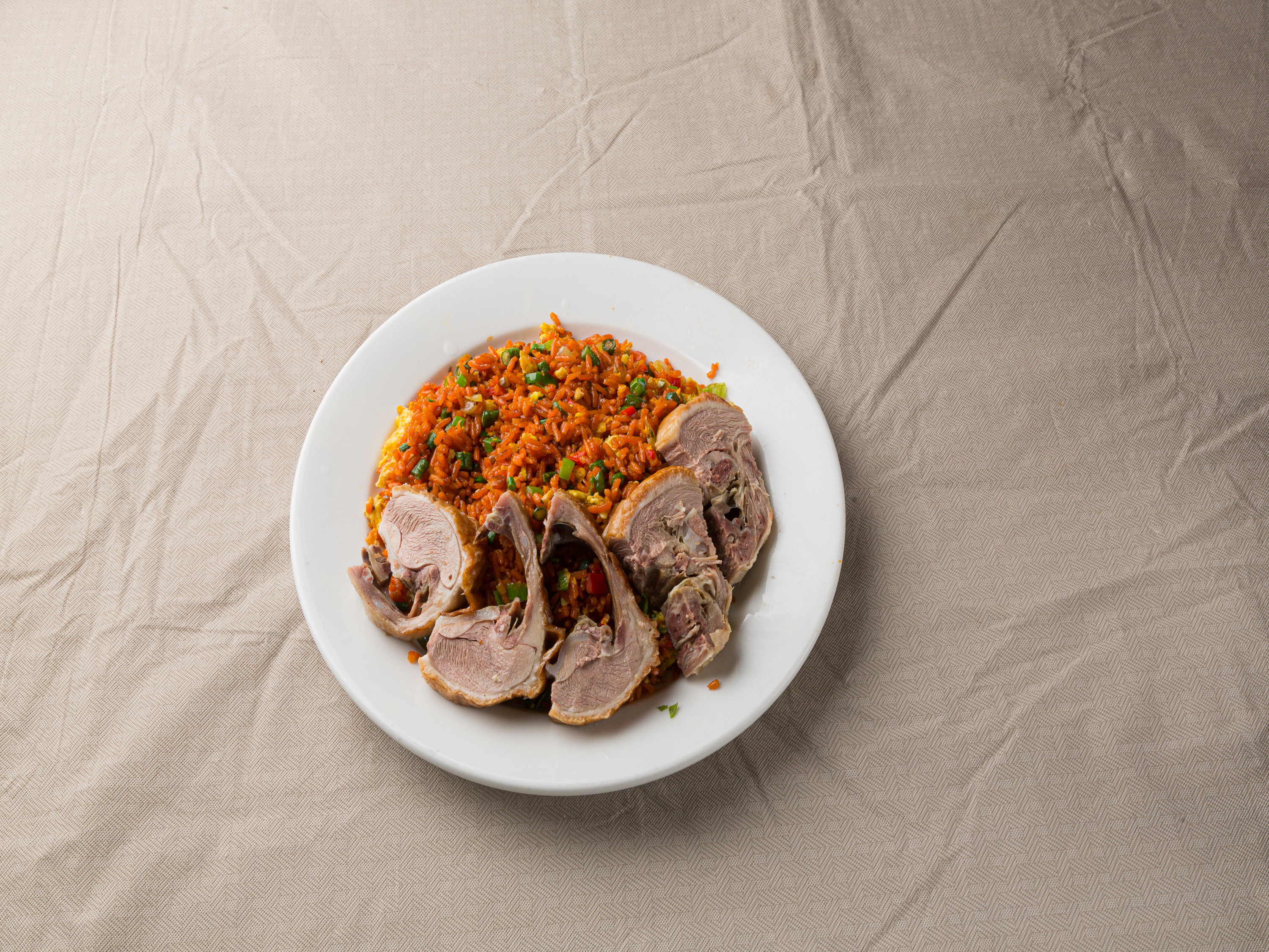 Order Roast Duck Fried Rice food online from Coconut Palm Bar & Grill store, Bronx on bringmethat.com