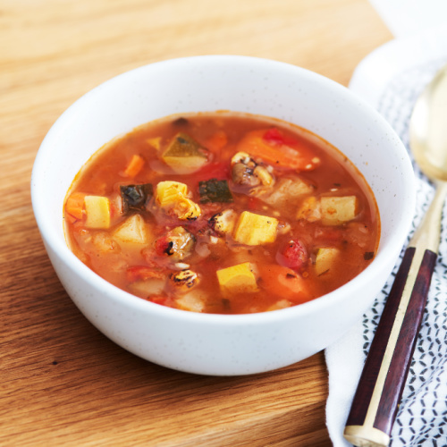 Order Fire Roasted Vegetable Soup food online from I Love Juice Bar - Columbus store, Columbus on bringmethat.com