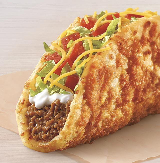 Order Toasted Cheddar Chalupa food online from Taco Bell store, Toledo on bringmethat.com