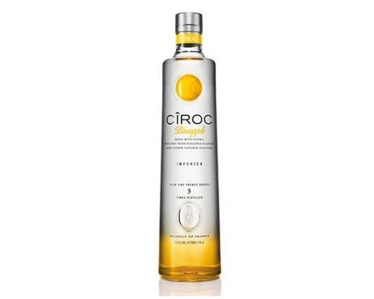 Order Ciroc Pineapple, 375 mL vodka (35.0% ABV)  food online from Starway Liquor store, Bell Gardens on bringmethat.com