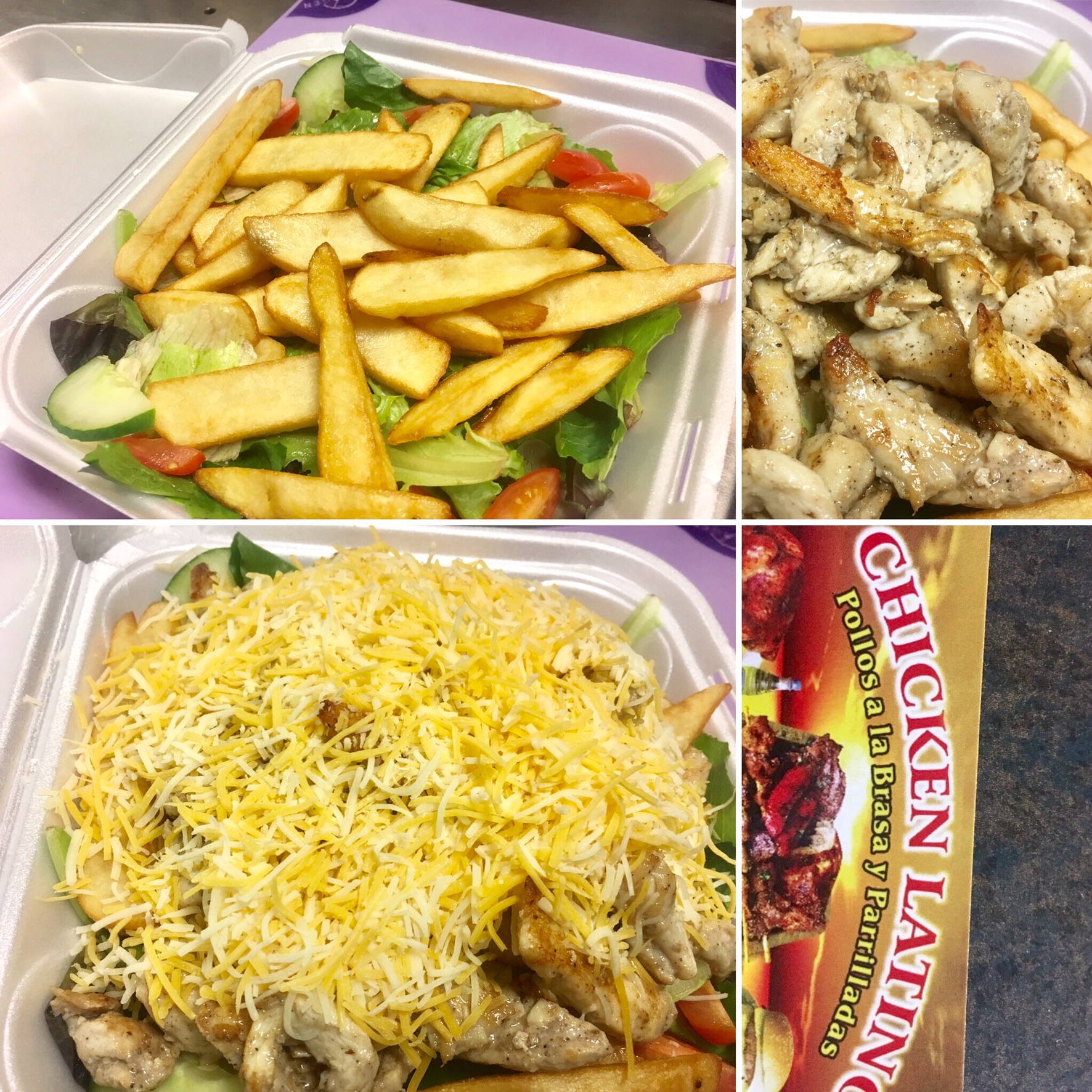 Order Huge! Grilled Chicken Salad with Cheese food online from Chicken Latino store, Pittsburgh on bringmethat.com