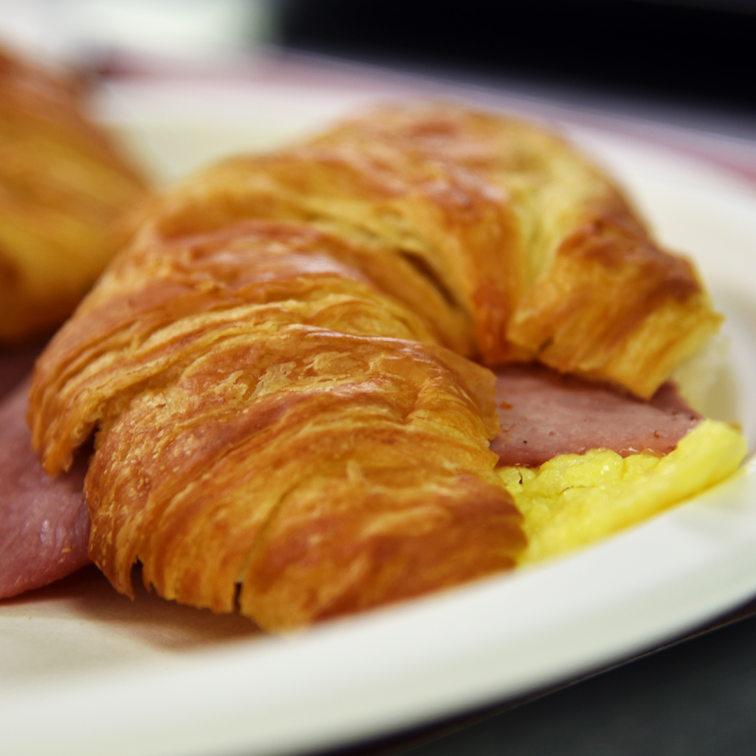 Order Breakfast Croissant food online from Hazelwoods On The Bay store, San Diego on bringmethat.com