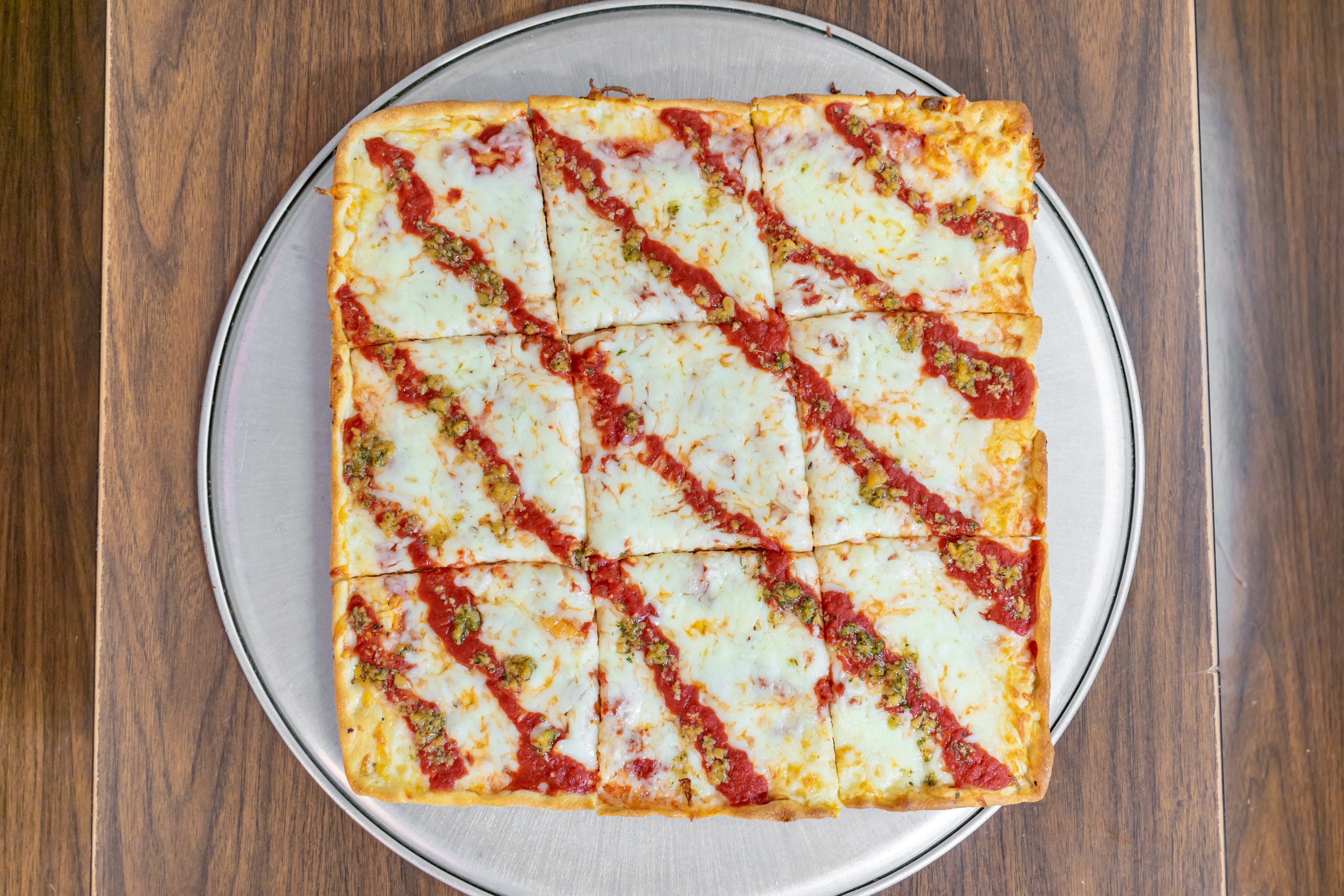 Order Grandma Sicilian Pizza - Pizza food online from Big Joe Pizzeria store, Irvington on bringmethat.com