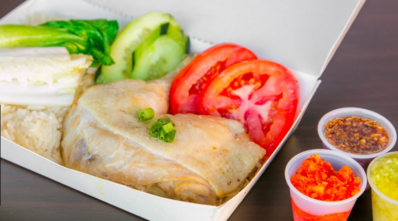 Order 9. Hainan Chicken Special Rice food online from Seasons Kitchen USA store, Anaheim on bringmethat.com