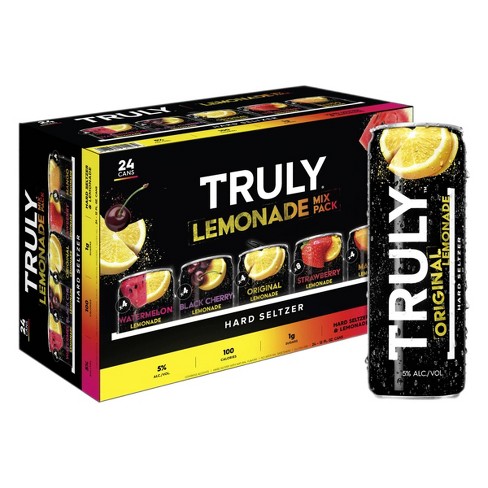 Order Truly Hard Seltzer Lemonade Mix Pack 12 Pack Cans food online from Mirage Wine & Liquor store, Palm Springs on bringmethat.com