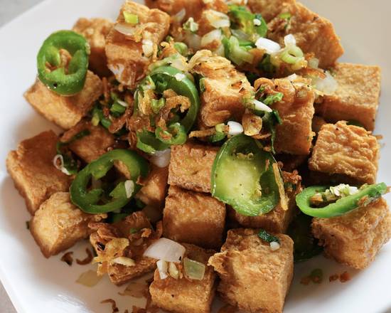 Order Salt & Pepper Fried Tofu  food online from Mang Felix Kitchen store, Las Vegas on bringmethat.com