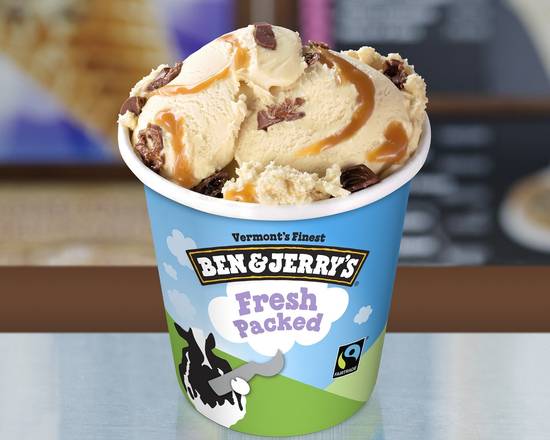 Order Triple Caramel Chunk® food online from Ben & Jerry's store, Highland Village on bringmethat.com