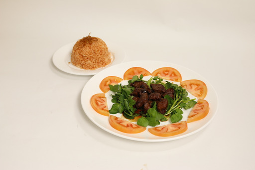 Order Shaking Beef with Tomato Fried Rice food online from Sunflower Garden store, San Francisco on bringmethat.com