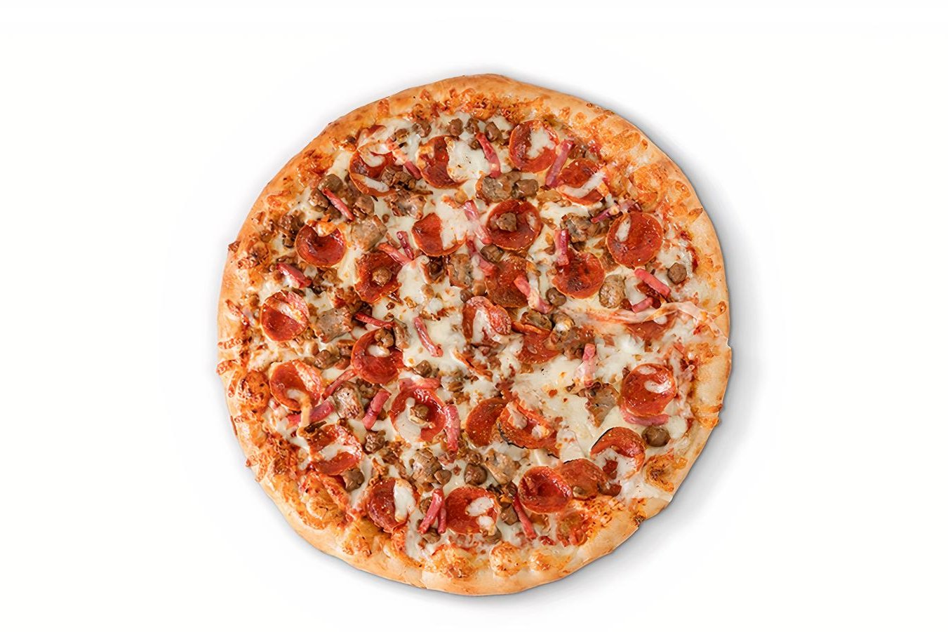 Order All Meat Specialty Pizza food online from Happy Pizza store, New Baltimore on bringmethat.com