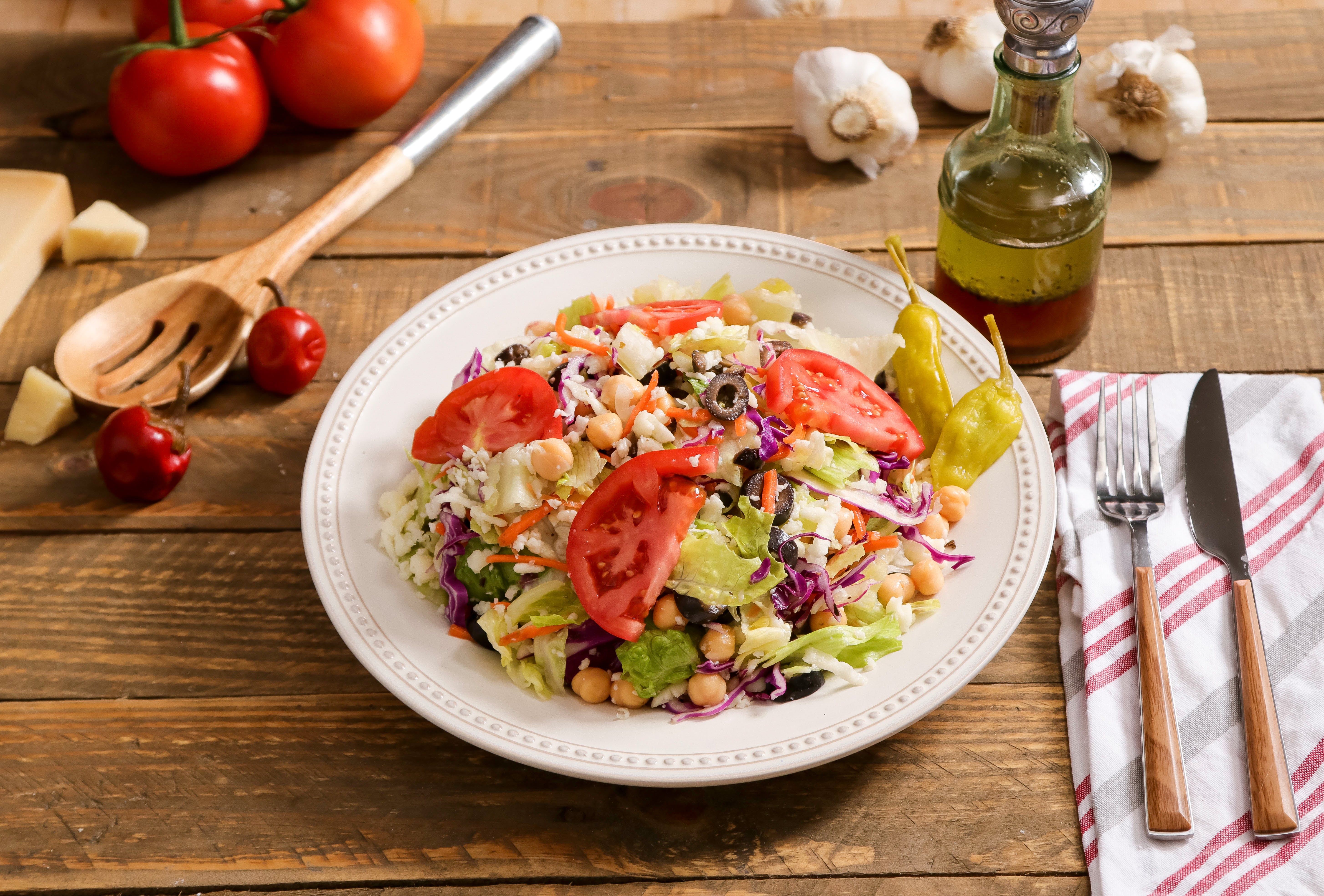 Order Italian Salad - Regular food online from Ameci Pizza & Pasta store, Camarillo on bringmethat.com