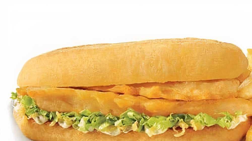 Order 40.Whiting Fish Hero Only - Sandwich food online from Super Kennedy Chicken store, Bronx on bringmethat.com
