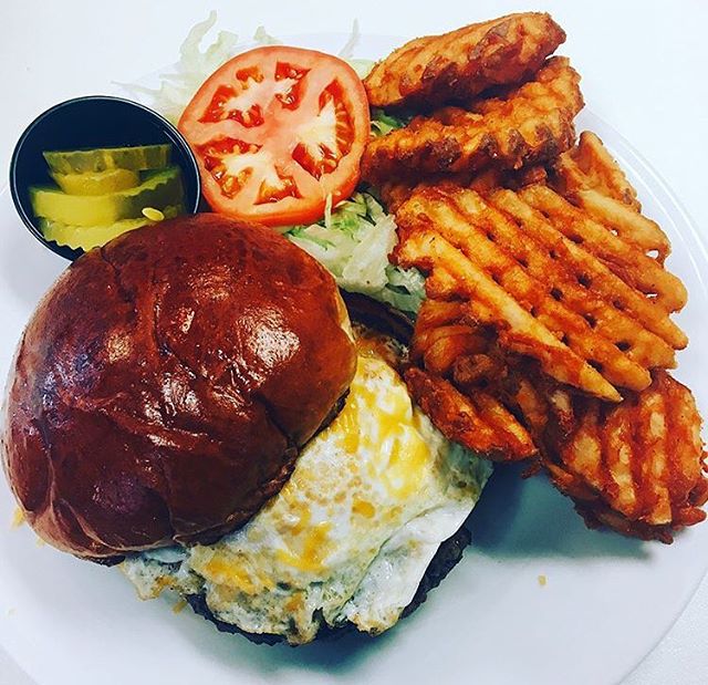 Order Chorizo Burger food online from The Cherry Pit Cafe store, Deerfield on bringmethat.com