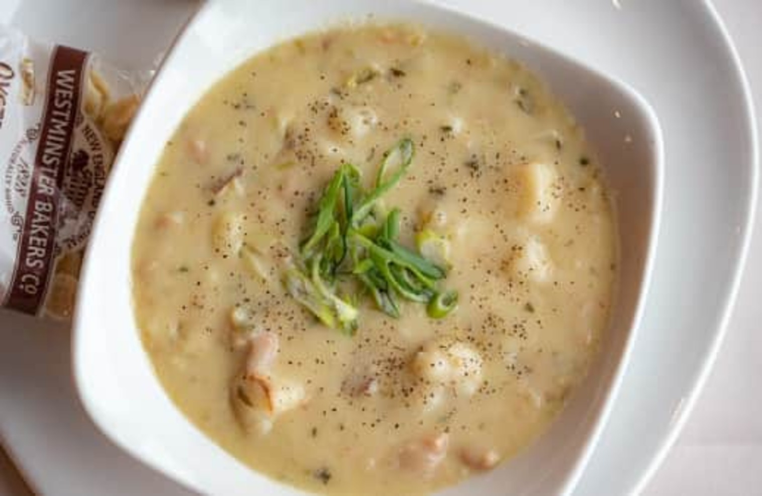 Order New England Clam Chowder food online from Market Grille store, Manchester on bringmethat.com