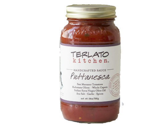 Order Terlato Kitchen Puttanesca Sauce food online from Hyde Park Gourmet Food & Wine store, Cincinnati on bringmethat.com