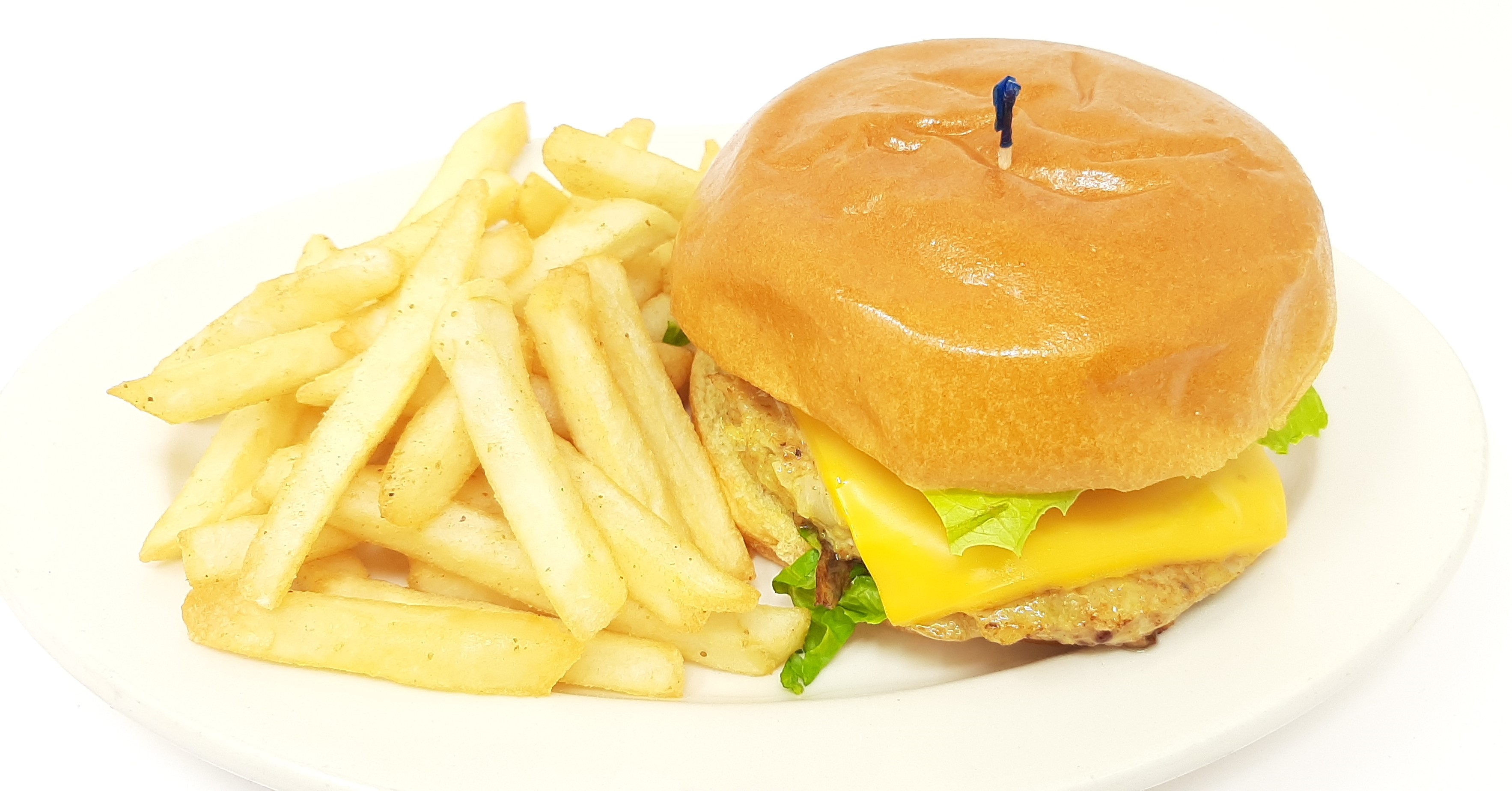 Order Chicken Burger and Fries food online from Aladdin Food Express store, Fort Wayne on bringmethat.com
