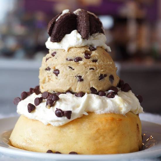 Order Build Your Own Cinnastack* - cinnastack with chocolate chip cookie dough food online from Cinnaholic store, Pearland on bringmethat.com