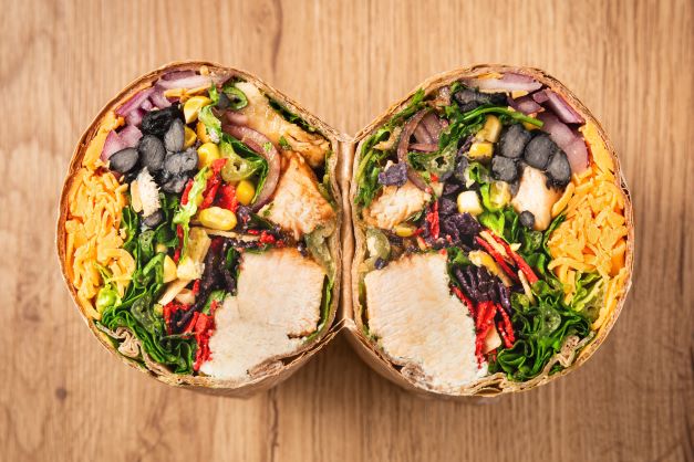 Order The 'Cue Wrap food online from Simply Salad store, Los Angeles on bringmethat.com