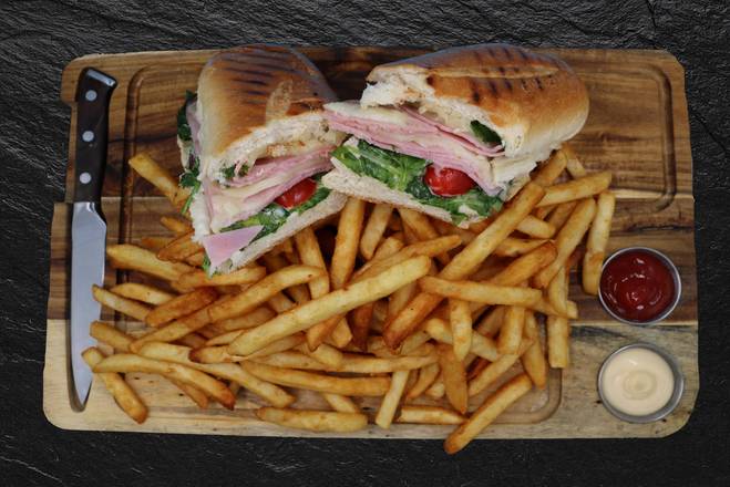Order Ham Cheese Panini food online from Roma Restaurant & Pizzeria store, Clifton on bringmethat.com